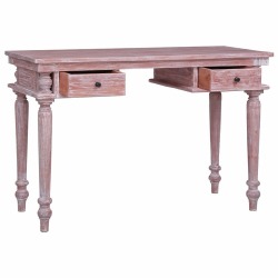 Rašomasis stalas, 120x50x78cm, raudonmedžio medienos masyvas - Darbo stalai