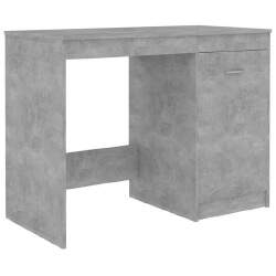 Rašomasis stalas, 140x50x76cm, betono pilkos sp. - Rašomieji stalai