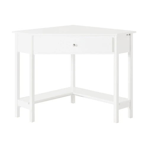 Rašomasis stalas 76x76x76cm., baltos spalvos