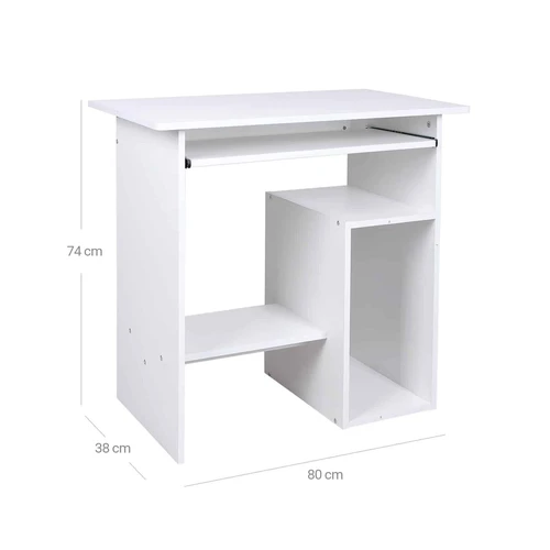 Šiuolaikiškas VASAGLE kompiuterio stalas su funkcionaliu dizainu