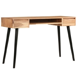 Rašomasis stalas, akacijos medienos masyvas, 118x45x76cm - Darbo stalai