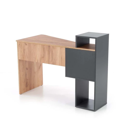 Moderni spinta antracito ir ąžuolo spalvų derinyje