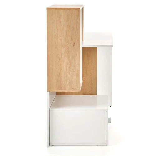 Moderni spinta ąžuolo ir antracito derinys, 149 cm pločio