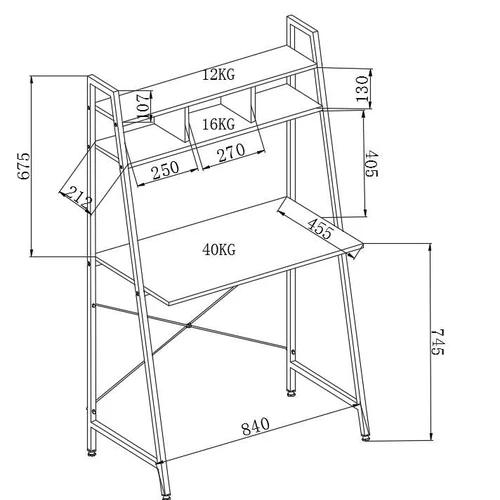 Ergonominė spinta su Sonoma ąžuolo ir baltos spalvos deriniu
