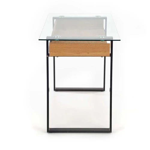 Stiklinis stalas su miltelinio plieno pagrindu