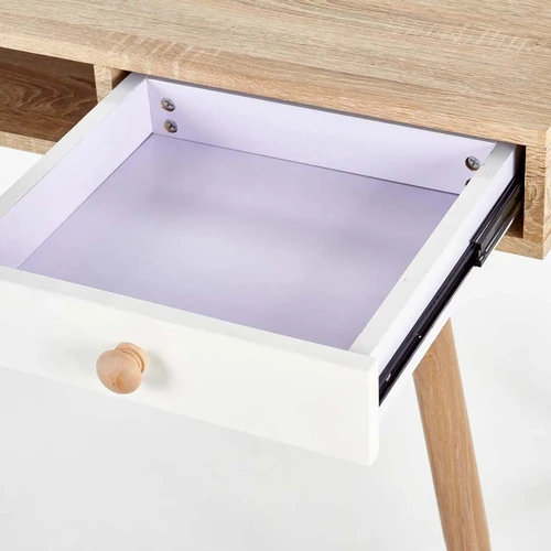 Aukštos kokybės spinta – sonoma ąžuolas ir balta, 120/60/75 cm