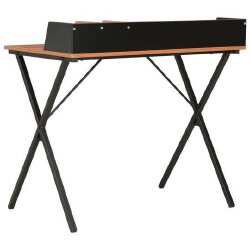 Rašomasis stalas, juodos ir rudos spalvos, 80x50x84cm - Darbo stalai