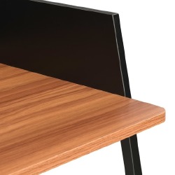 Rašomasis stalas, juodos ir rudos spalvos, 90x60x88cm - Darbo stalai