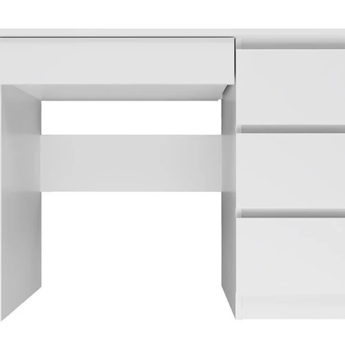 Rašomasis stalas Mijas, dešininis, baltas