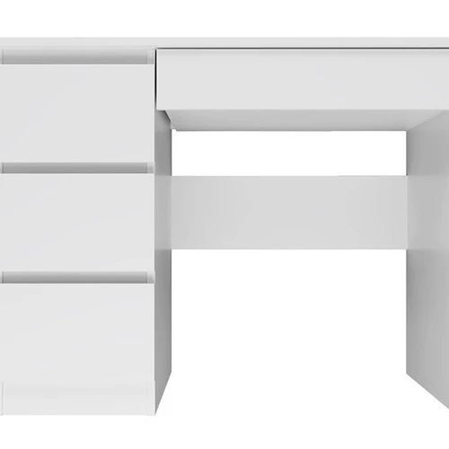 Rašomasis stalas Mijas, kairinis, baltas