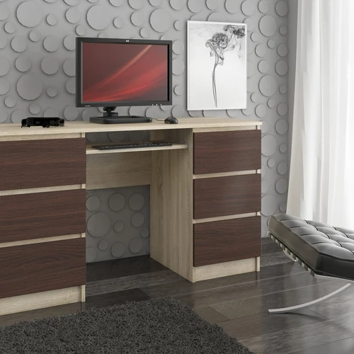 Ergonomiškas rašomasis stalas su patogiomis lentynomis