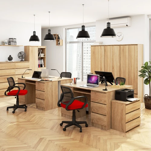 Stalas su ABS kraštų apsauga nuo mechaninių pažeidimų