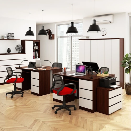 Stalas A-11 su erdviais stalčiais ir klaviatūros lenta