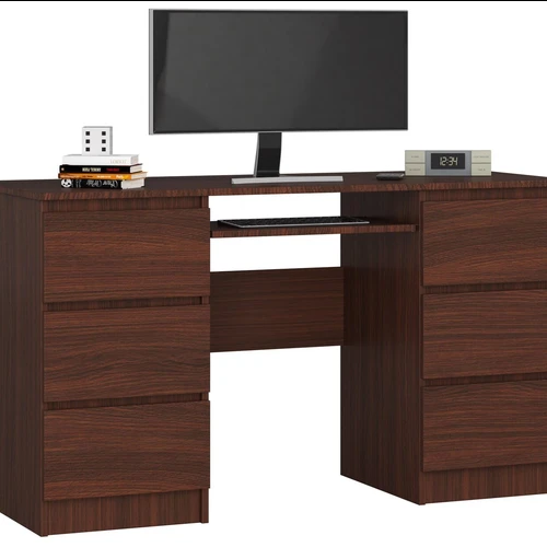 Rašomasis stalas NORE A-11, tamsiai rudas