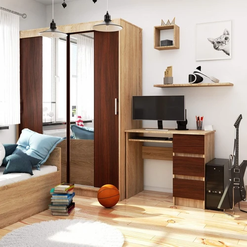 Patrauklus rašomasis stalas ABS apvadu