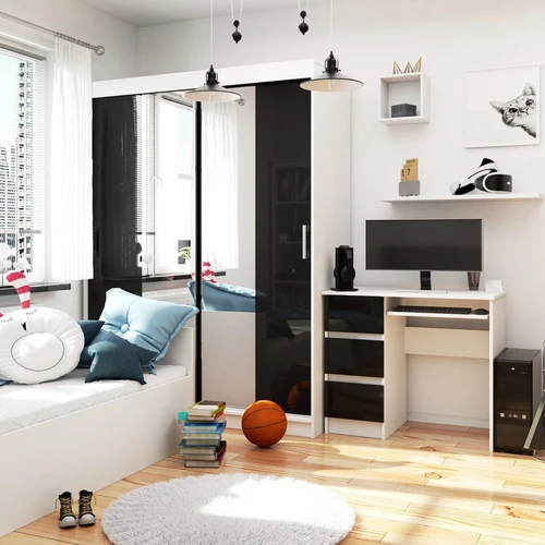 Stalas vaikams ir suaugusiems su ergonomišku dizainu