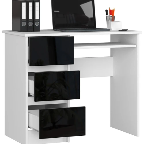 Ergonomiškas stalas nešiojamam kompiuteriui su daug vietos