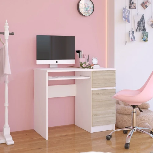 Pigus baltas stalas su montavimo instrukcijomis