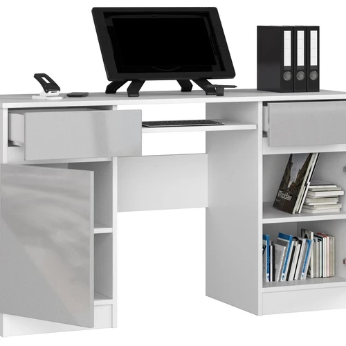 Tvirtas rašomasis stalas iš laminuotos plokštės su ABS briaunomis