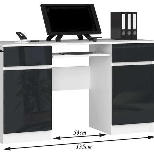 Praktiškas rašomasis stalas savarankiškam surinkimui