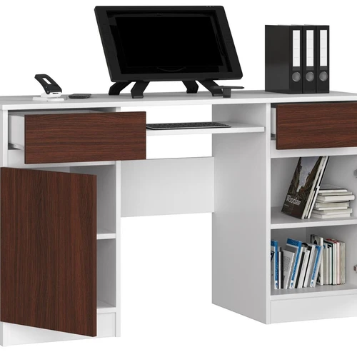 Tvirtas rašomasis stalas su laminuota plokšte ir ABS briaunomis