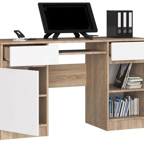 Kokybiškas ir tvirtas rašomasis stalas su patvaria laminuota plokšte