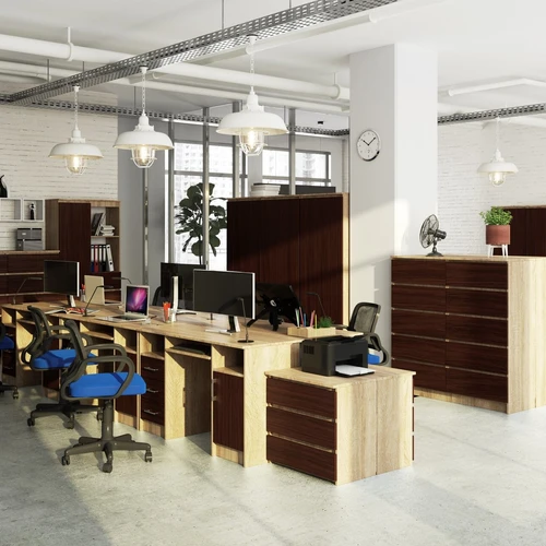 Laminuotas rašomasis stalas su ABS kraštais