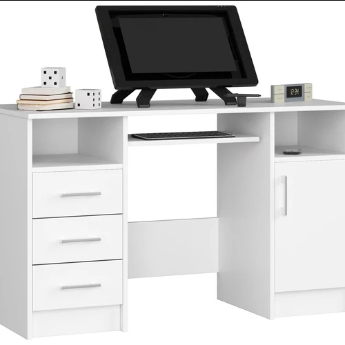 Rašomasis stalas NORE Ana, baltas