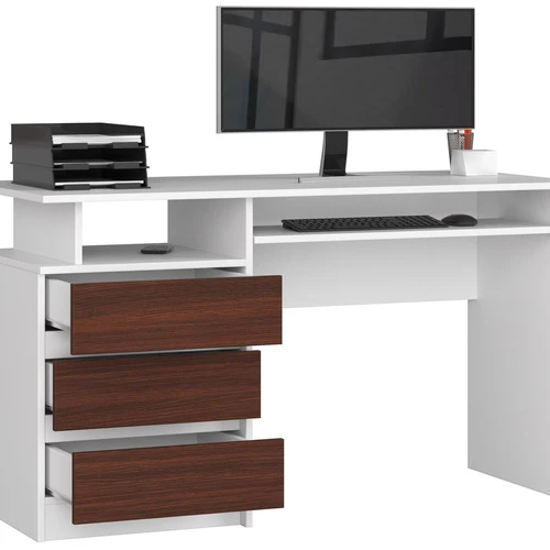 Modernus rašomasis stalas su atsparia dėvėjimui danga