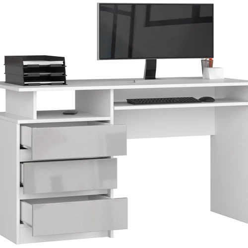 Šiuolaikiškas rašomasis stalas su dideliu funkcionalumu