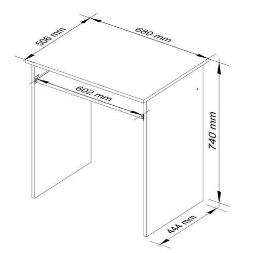 Laminuotas rašomasis stalas – patogus ir atsparus dilimui