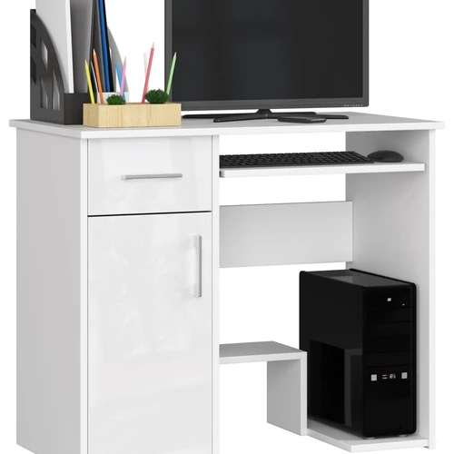 Rašomasis stalas NORE Jay, baltas