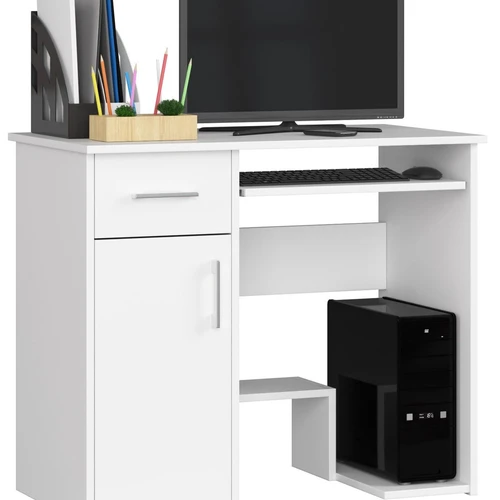 Rašomasis stalas NORE Jay, baltas