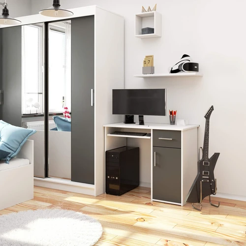 Universalus rašomasis stalas su galine plokšte