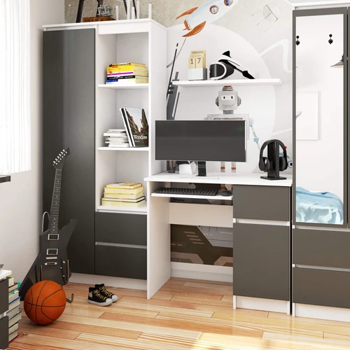 Elegantiškas rašomasis stalas su laminato danga