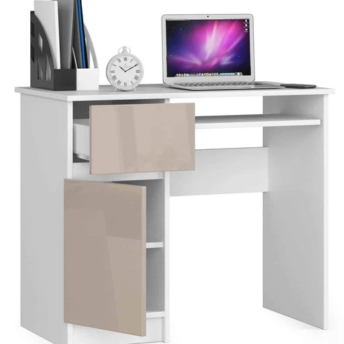 Tvirtas ir erdvus rašomasis stalas su šoninė spinta