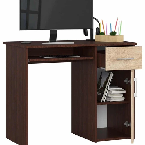 Elegantiškas rašomasis stalas su didelėmis saugyklomis