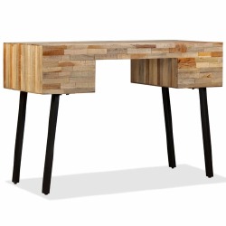 Rašomasis stalas, perdirbta mediena, 110x50x76cm - Darbo stalai
