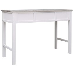 Rašomasis stalas, pilkos spalvos, 110x45x76 cm, mediena - Rašomieji stalai