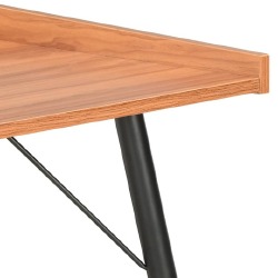 Rašomasis stalas, rudos spalvos, 90x50x79cm - Darbo stalai