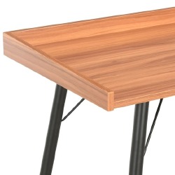 Rašomasis stalas, rudos spalvos, 90x50x79cm - Darbo stalai