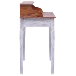 Rašomasis stalas su stalčiais, 90x50x101cm, medienos masyvas - Darbo stalai
