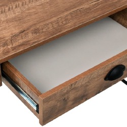 Rašomasis stalas su stalčiumi, 110x55x75cm, ąžuolo spalva - Darbo stalai