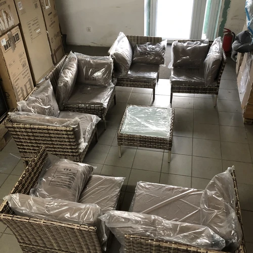 Puikus 7 dalių lauko komplektas – idealus poilsiui ir pramogoms