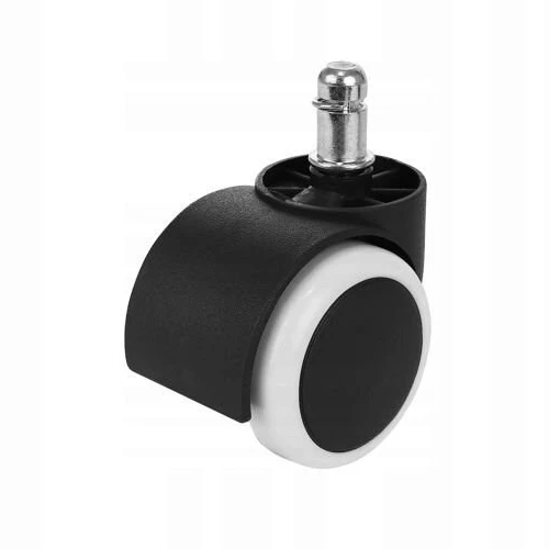 Juodi/balti ratukai su guma, lengvai juda ir saugo grindis