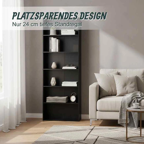 Reguliuojama lentyna knygoms ir dekoracijoms, laisvai pastatoma - Lentynos