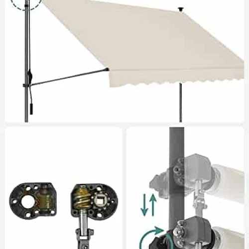 Lengvai reguliuojamas kampas ir plotis švaistikliu