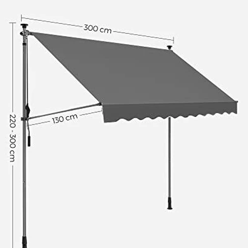 SONGMICS tenta 300x130 cm – patogi vasara