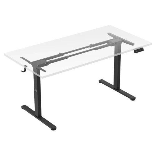 Reguliuojamo aukščio stalas Mark Adler Xeno 4.5, Juoda, 82 × 13 × 36 cm