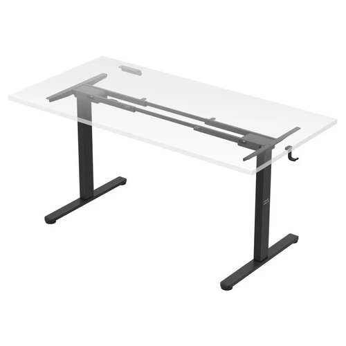 Reguliuojamo aukščio stalas Mark Adler Xeno 4.5, Juoda, 82 × 13 × 36 cm - Darbo stalai